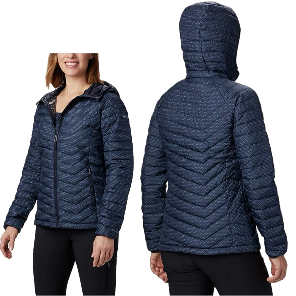 Columbia Powder Lite Puffer Jacket Omni-Heat Jacket Women’s Large - Picture 11 of 12